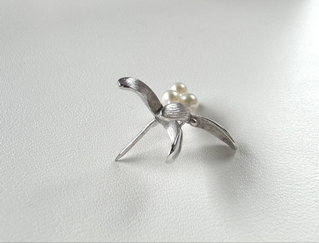 MIKIMOTO アコヤベビーパール ピンプローチ SV