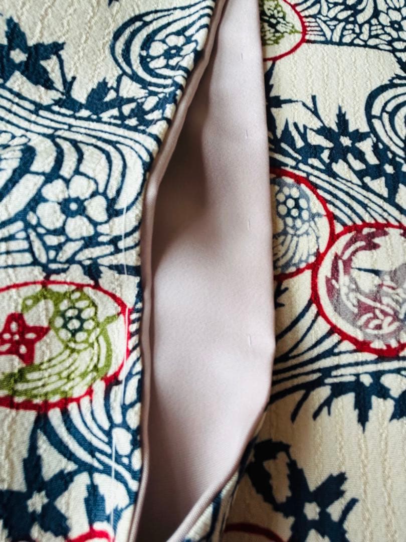 栗山吉三郎　和染紅型【誂え】　しつけ付き　証紙付き　浜ちりめん