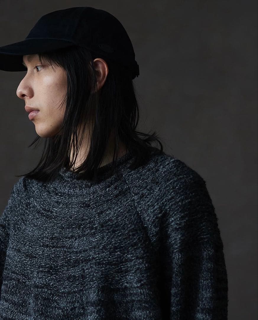 トップス NICENESS EGG MIX CHARCOAL M