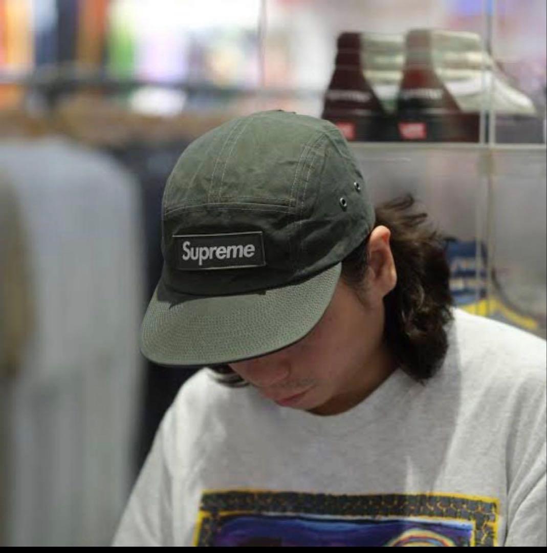 帽子 supreme waxed cotton camp cap
