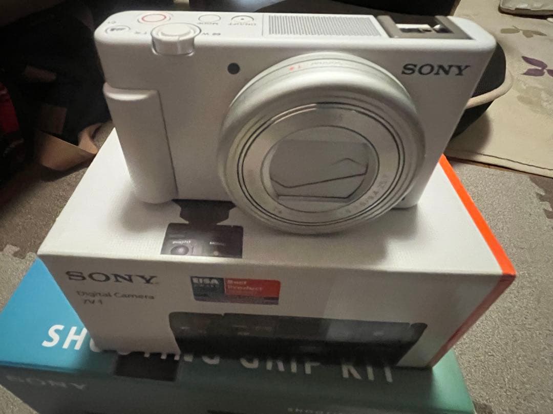 SONY VLOGCAM ZV-1G シューティンググリップキット ホワイト