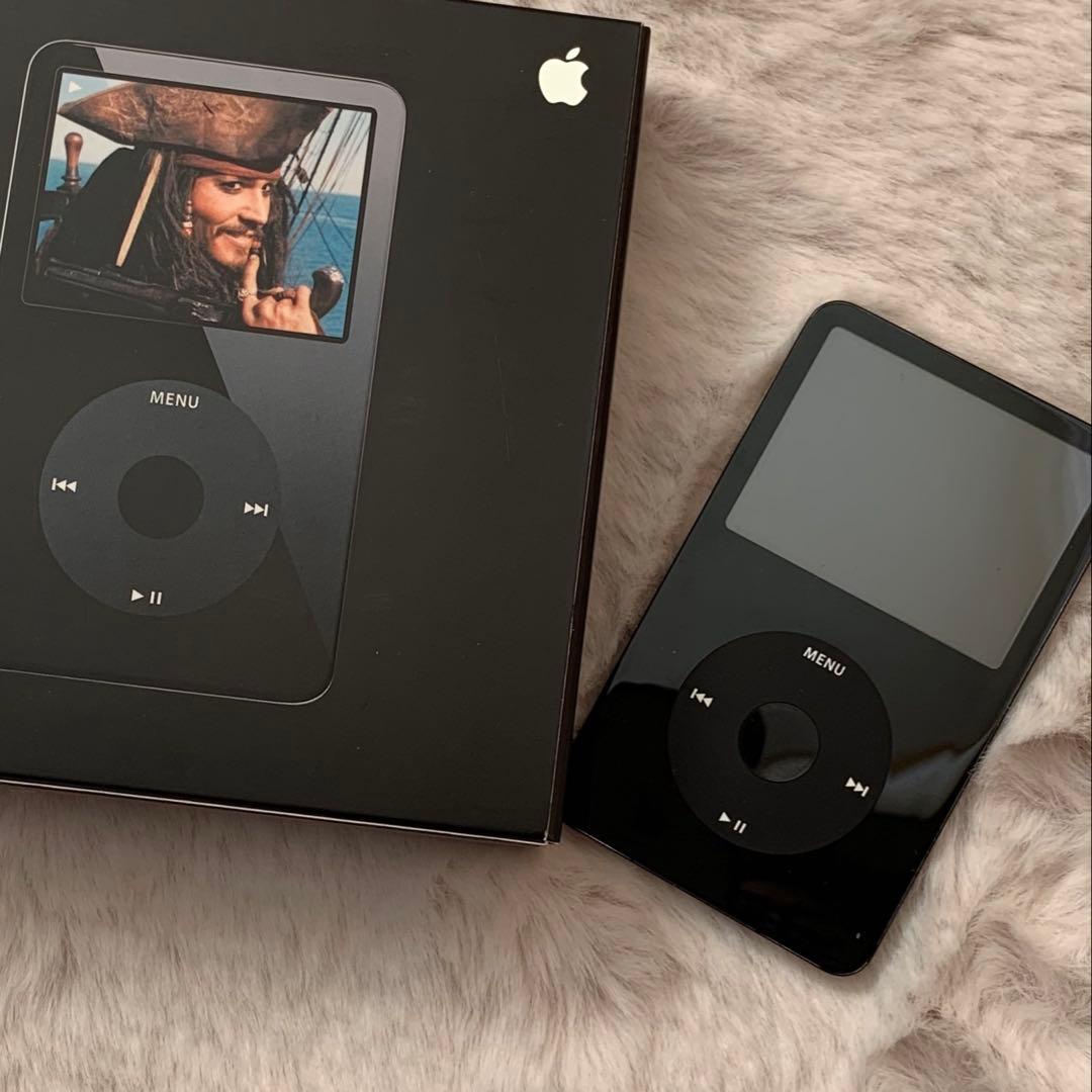 【動作確認済・初期化済】iPod Classic 30GB BLACK 箱付き