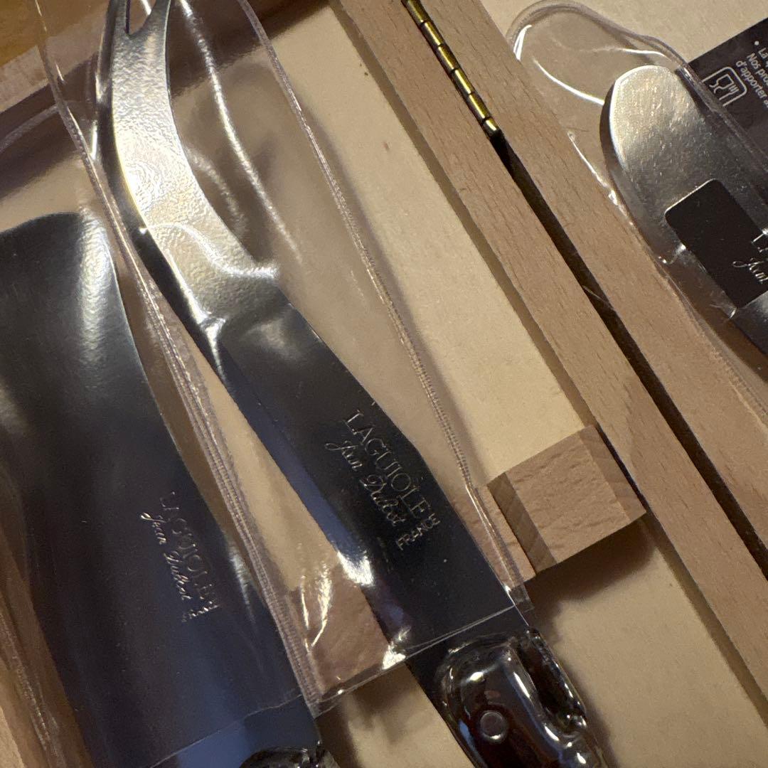 【未使用】貴重！ライヨールLaguiole チーズナイフ3本セット