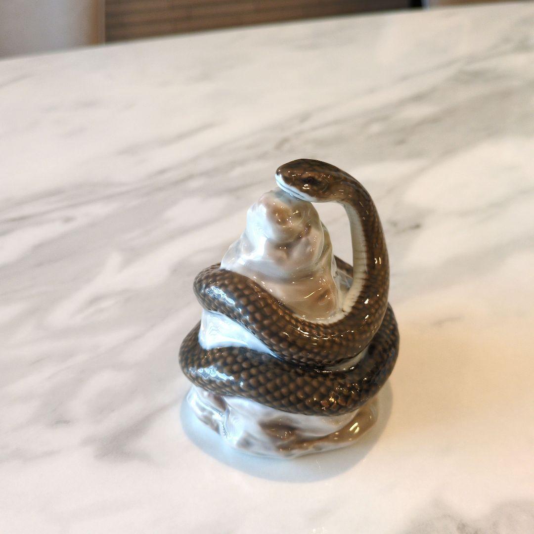 ロイヤルコペンハーゲン フィギュリン ヘビ 巳 蛇 干支