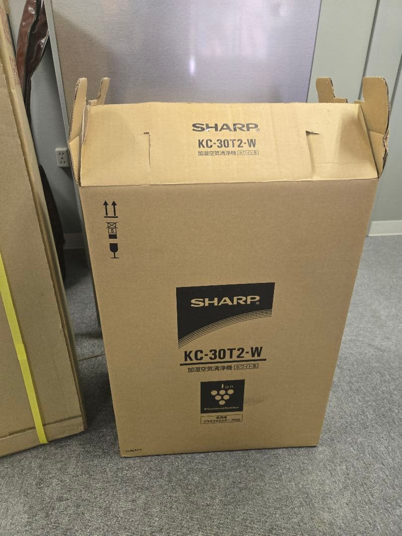 未使用　シャープ 加湿空気清浄機 KC-30T2-W