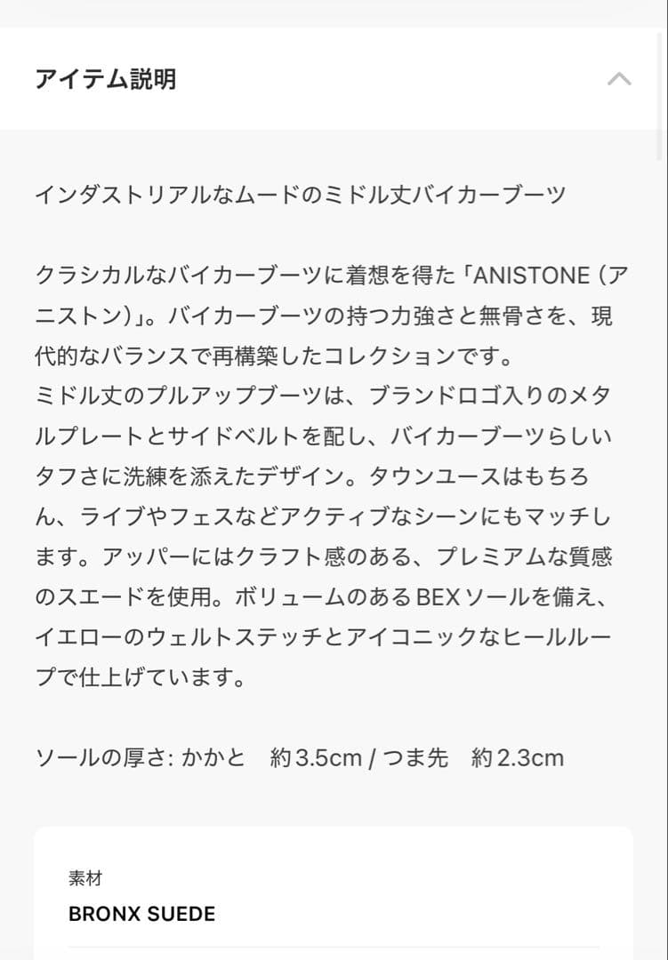 Dr. Martens/ ANISTONE HI リガー ブーツ