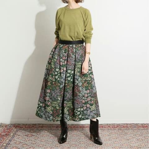 NEBULONI E. ナッパレザーワイドシャフトショートブーツ