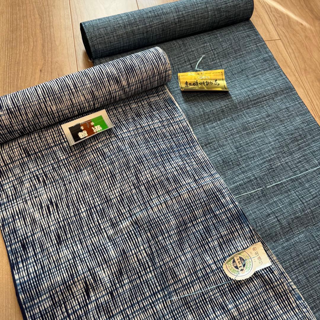 格安 リメイク　素材　 まとめ売り　着物　和服　10点　本染　浴衣　反物　三勝染