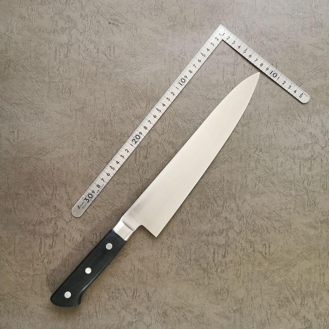 訳あり　CLASSICタイプ 牛刀 270mm　未使用　両刃　無銘　ノーブランド