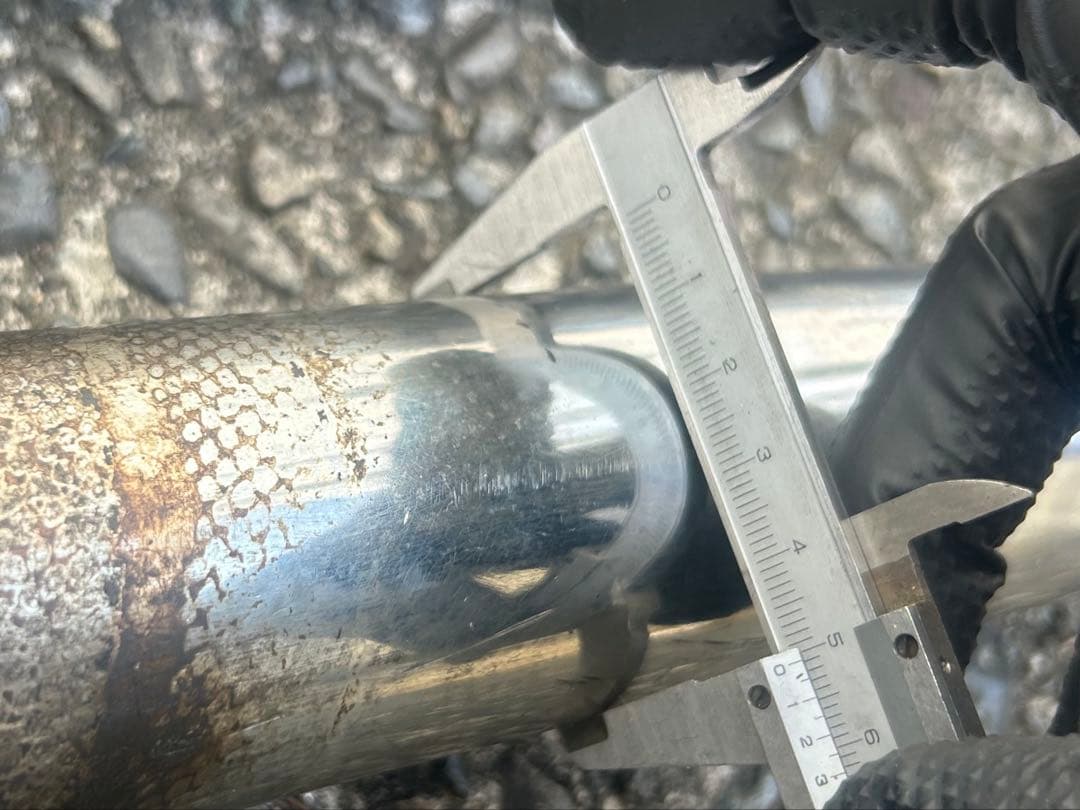 【いっせい】ショベルヘッド　2インチ　スラッシュカット　マフラー　ハーレー