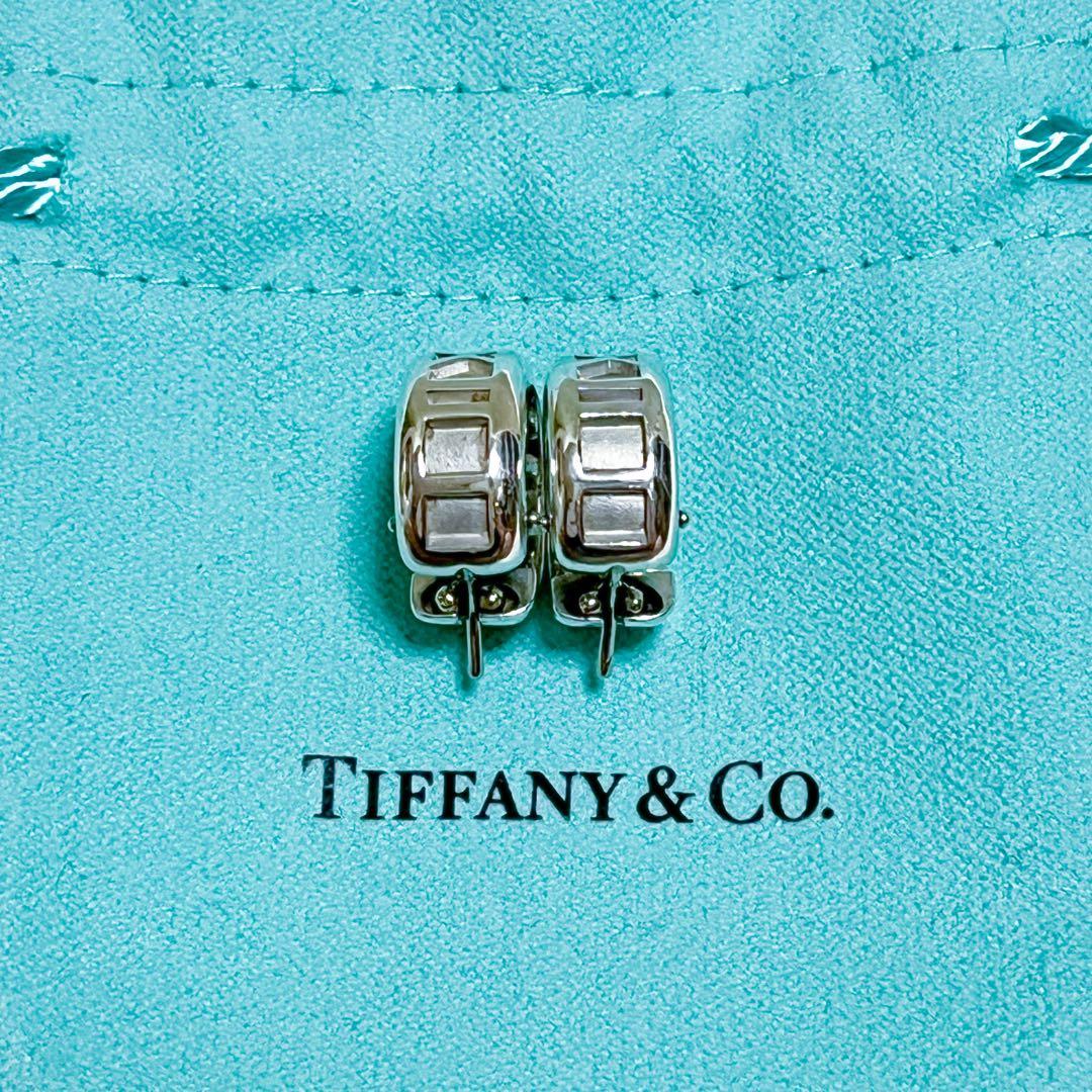 美品 ティファニー アトラス フープピアス 両耳用 シルバー925 ユニセックス