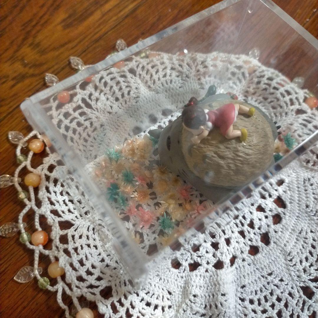 廃盤‼️となりのトトロ トトロ メイちゃん ミニチュアフィギュア 透明ケース付き