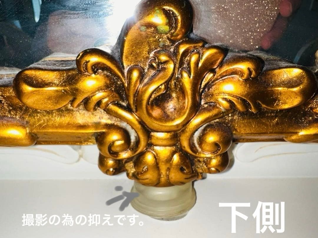 バロックスタイル ゴールド 壁掛け　鏡