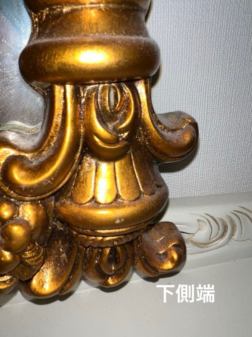 バロックスタイル ゴールド 壁掛け　鏡