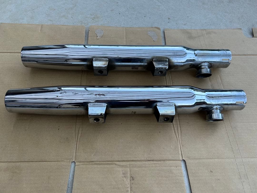 スポーツスター　クロームワークス　2.5インチ　スリップオンマフラー　ハーレー