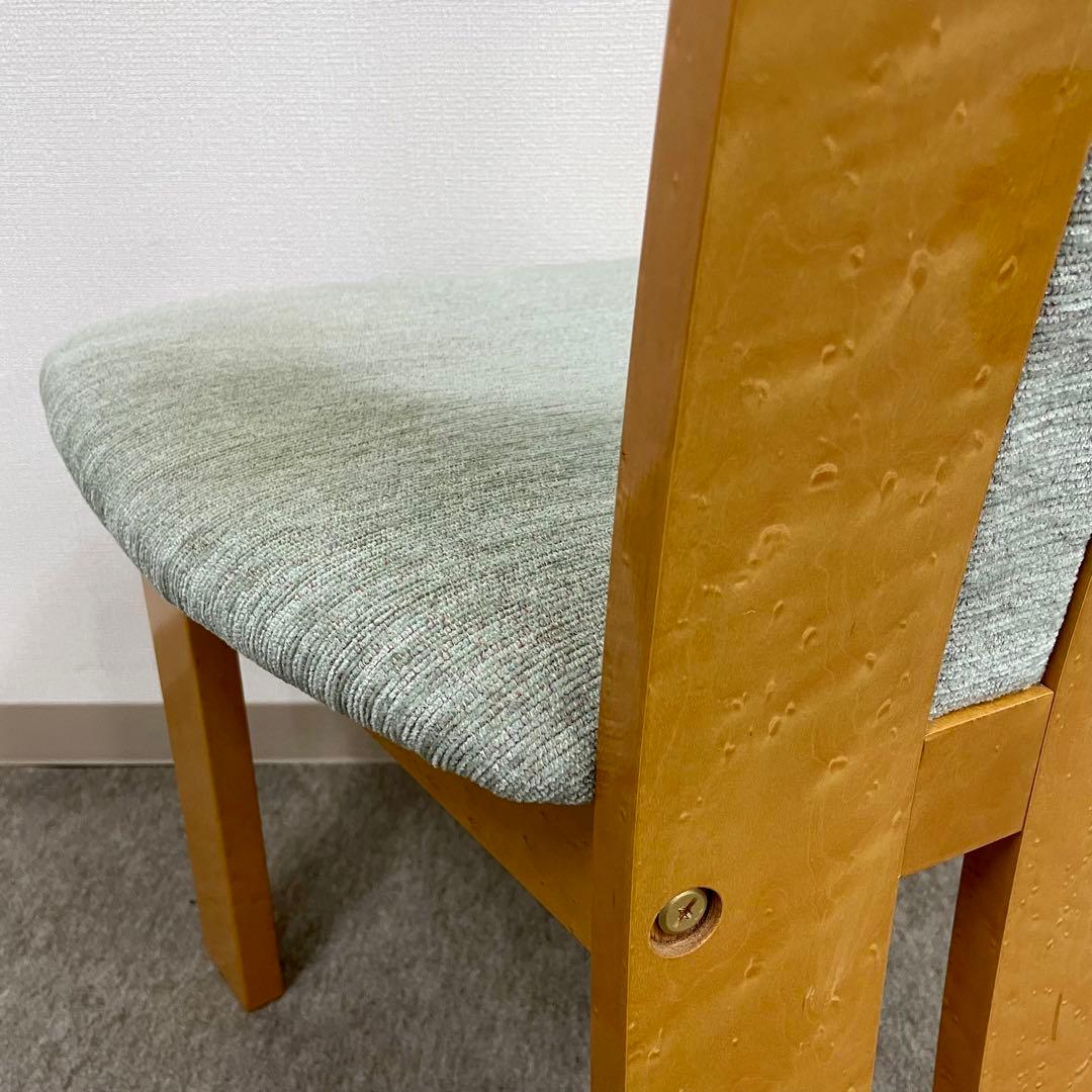 大塚家具【松創】(府中) ダイニングチェア \"バーズアイメイプル\" No.4