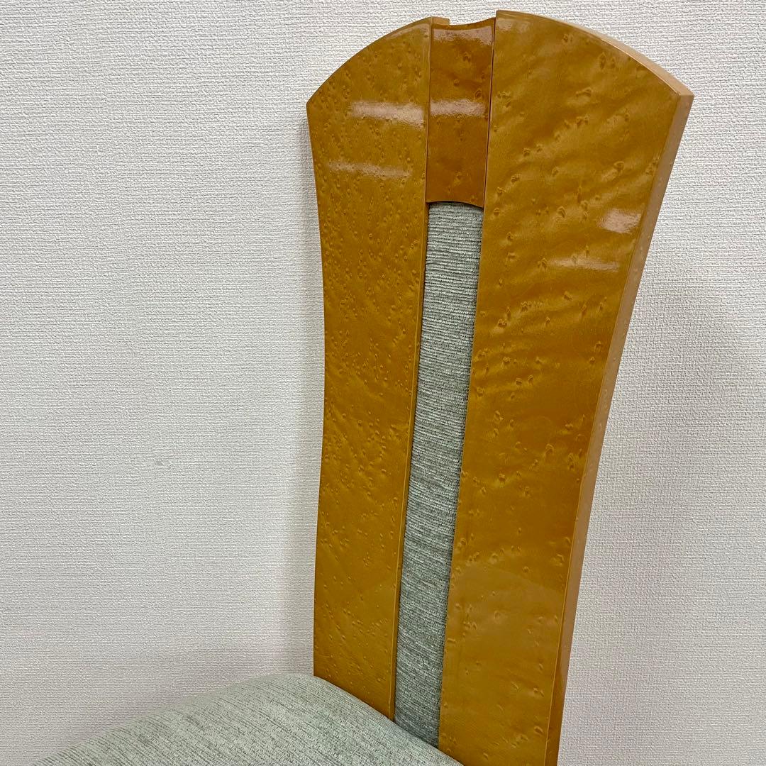 大塚家具【松創】(府中) ダイニングチェア \"バーズアイメイプル\" No.4