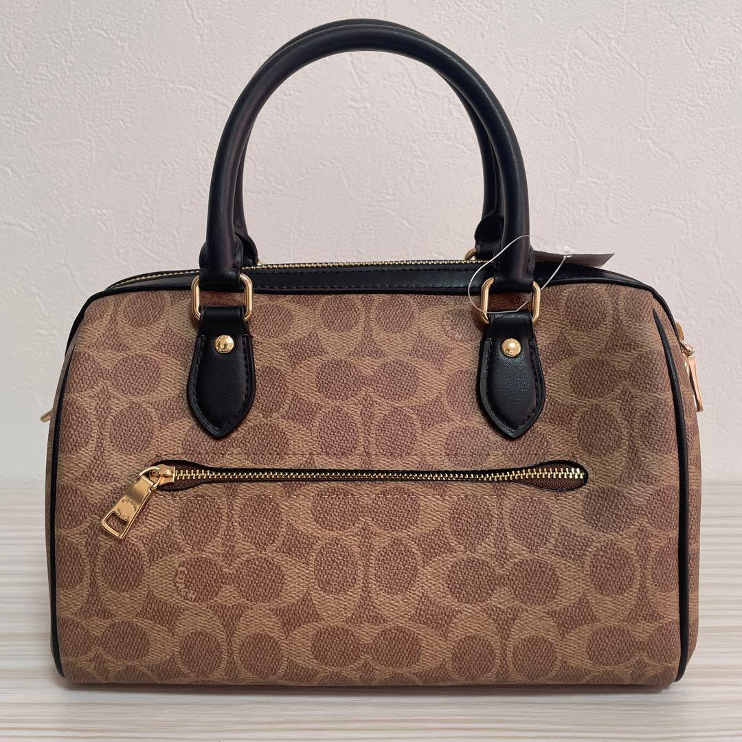 早い者勝ち！訳あり新品 COACH ハンドバッグ シグネチャー柄 2way