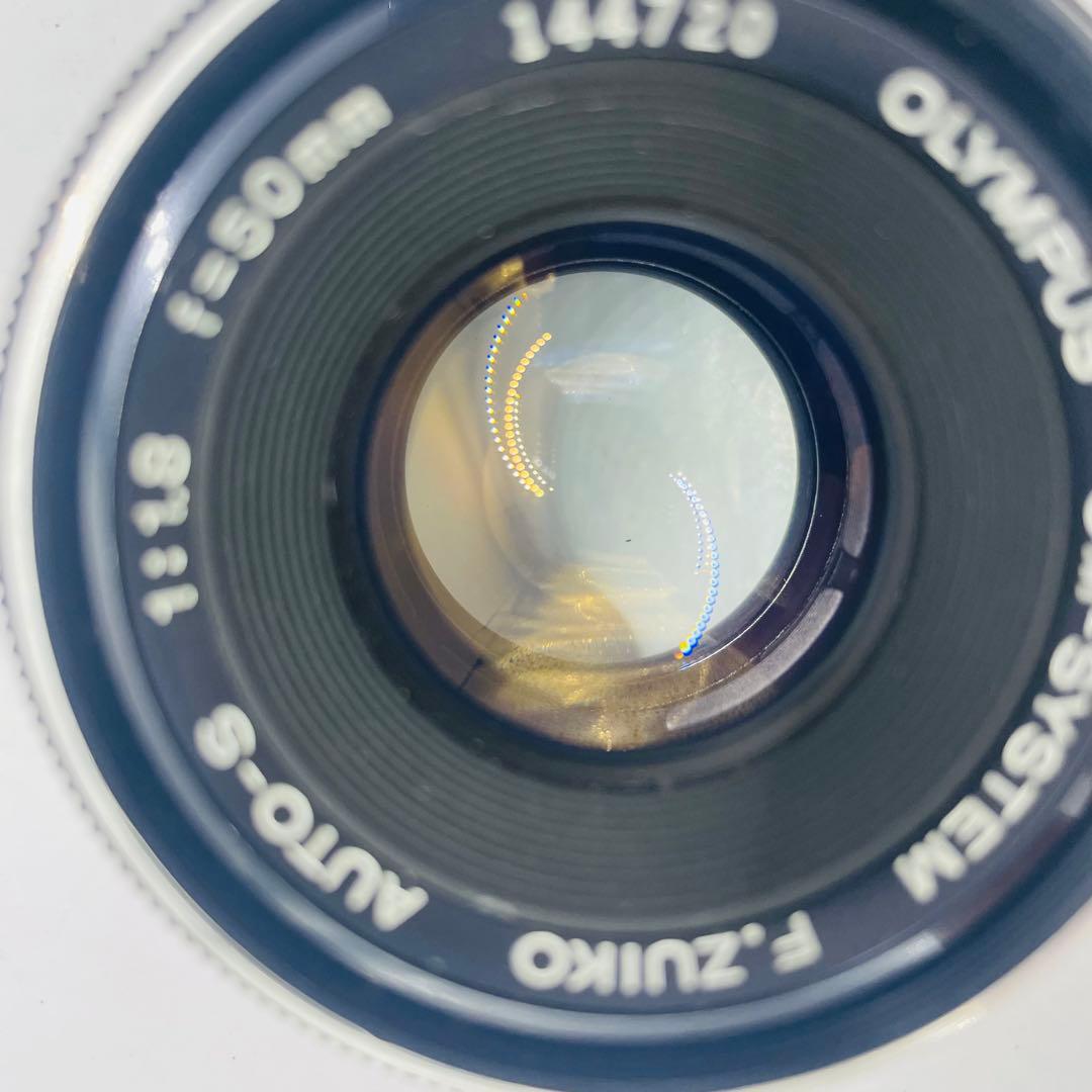 美品　OLYMPUS OM-10 F1.8 50mm フィルムカメラ