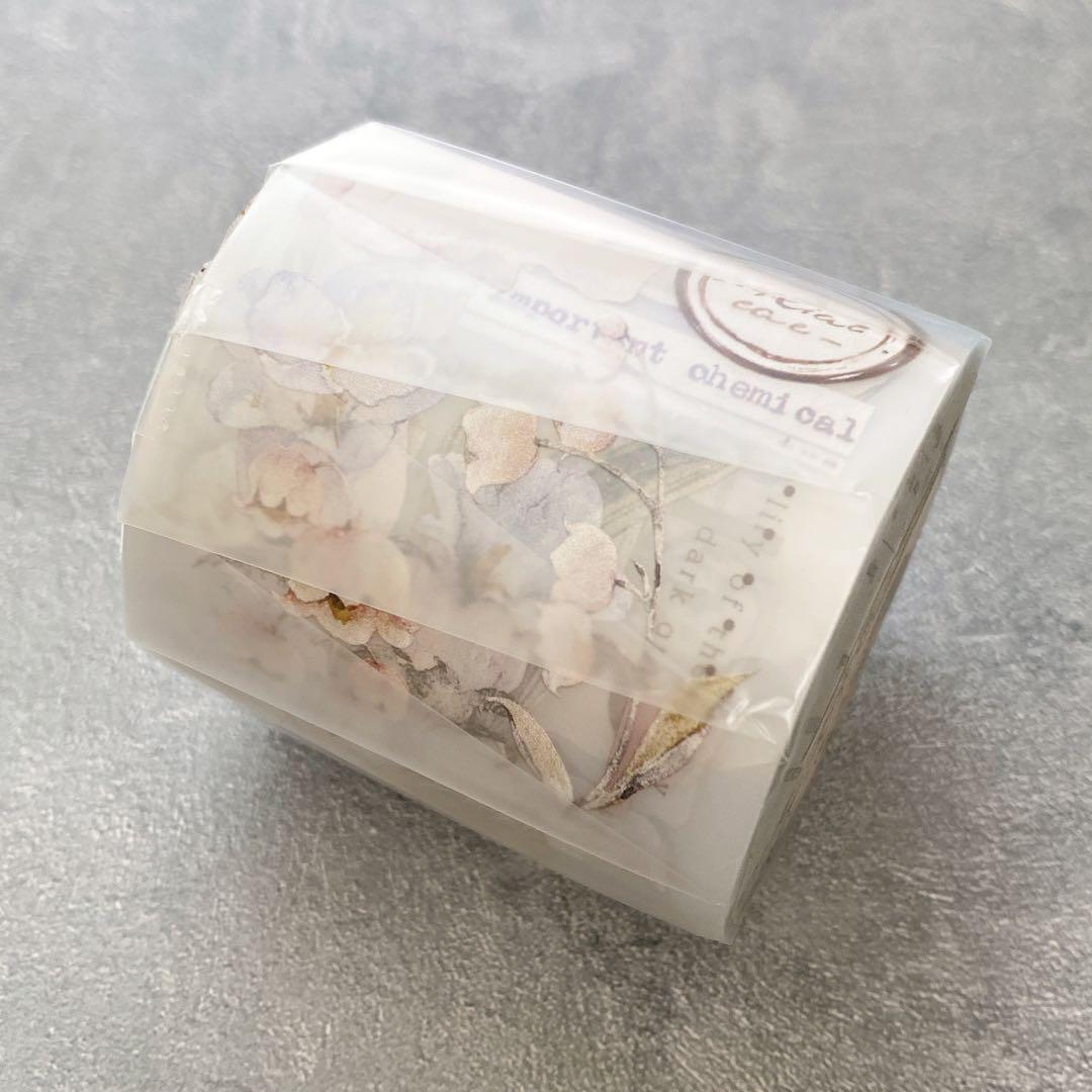 ⭐️SALE⭐️ 雀斑茶《铃兰奶绿》海外マスキングテープ　マステ 【1638】