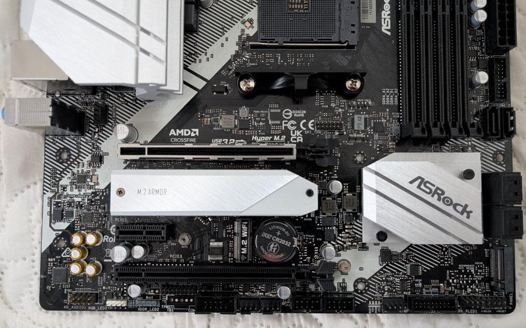 ASRock B550M PRO4 マザーボード メモリー16GB付