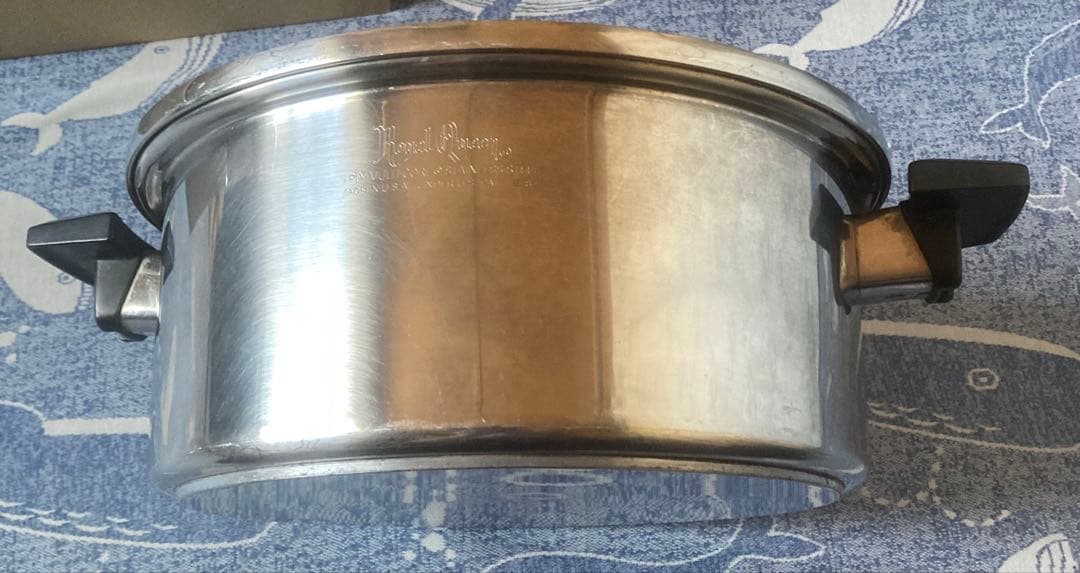  Queen ロイヤルクイーン made in USA 両手鍋