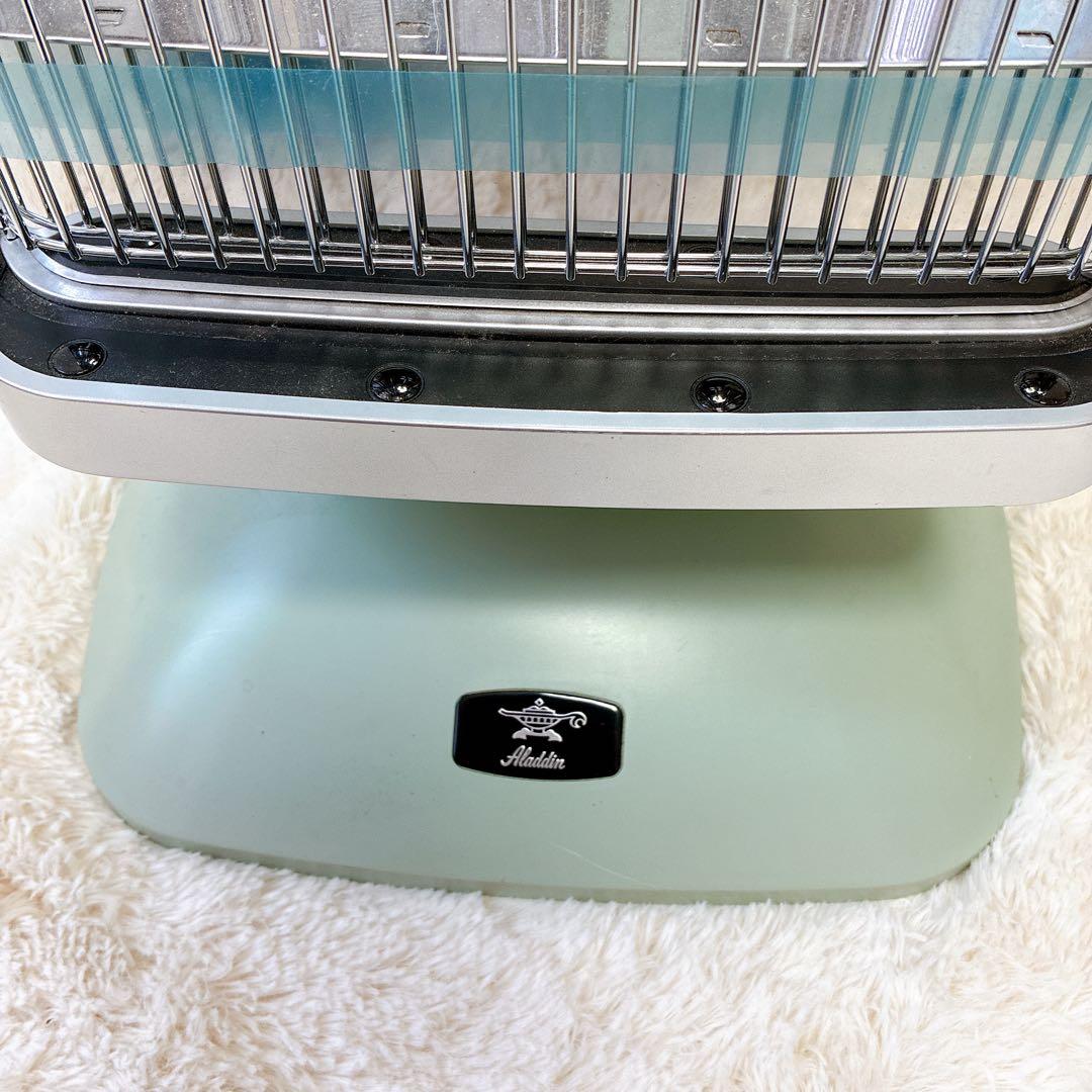 美品 アラジン 遠赤グラファイトヒーター　グリーン　AEH-2G10AJ