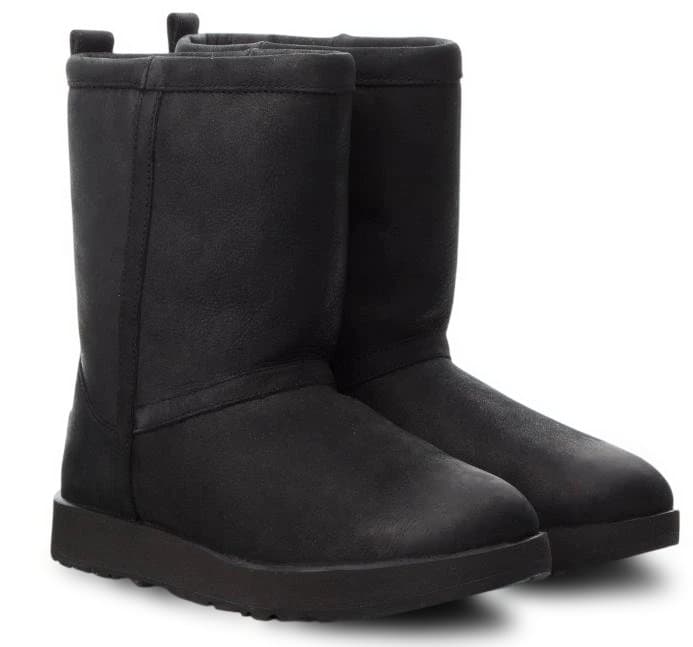 UGG クラシック ショート レザー ウォータープルーフ ブーツ 25.0 アグ