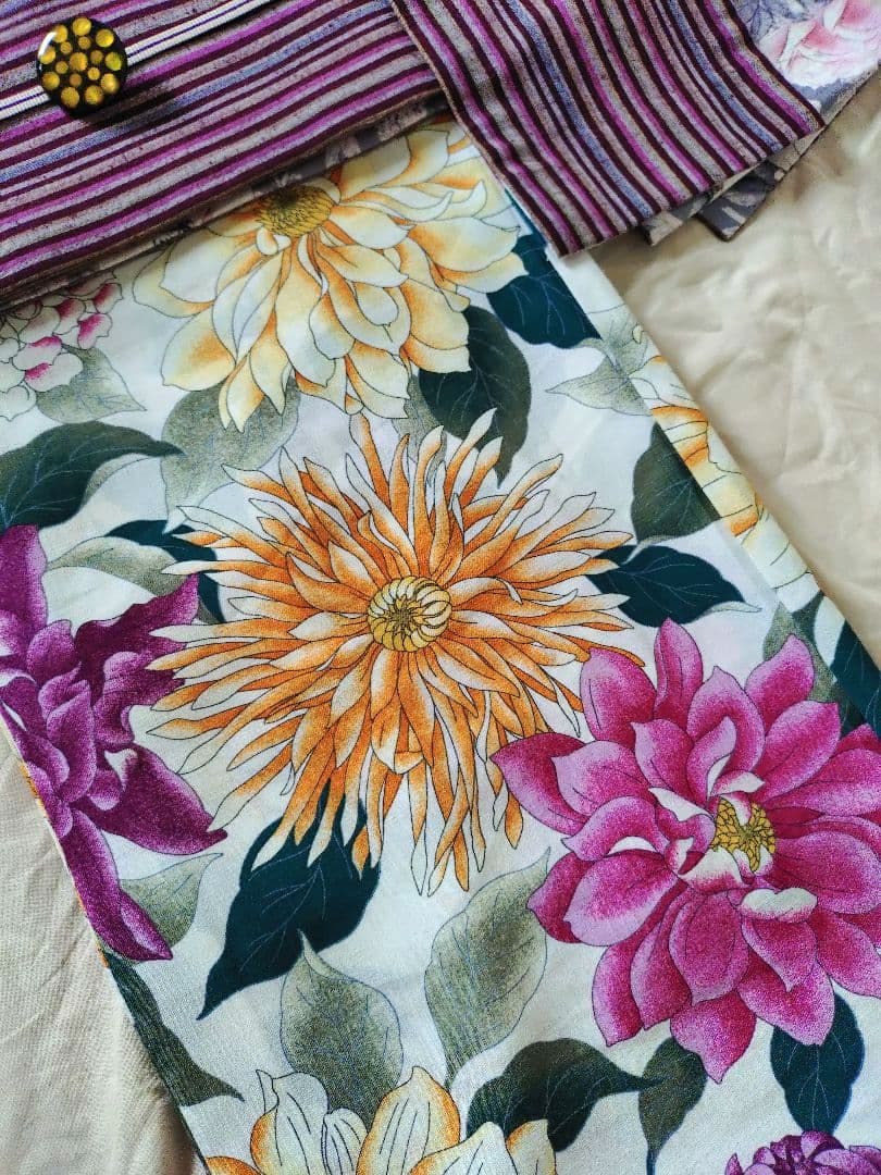 ひーちゃん：撫松庵 　✩.*˚ 浴衣＆作り帯