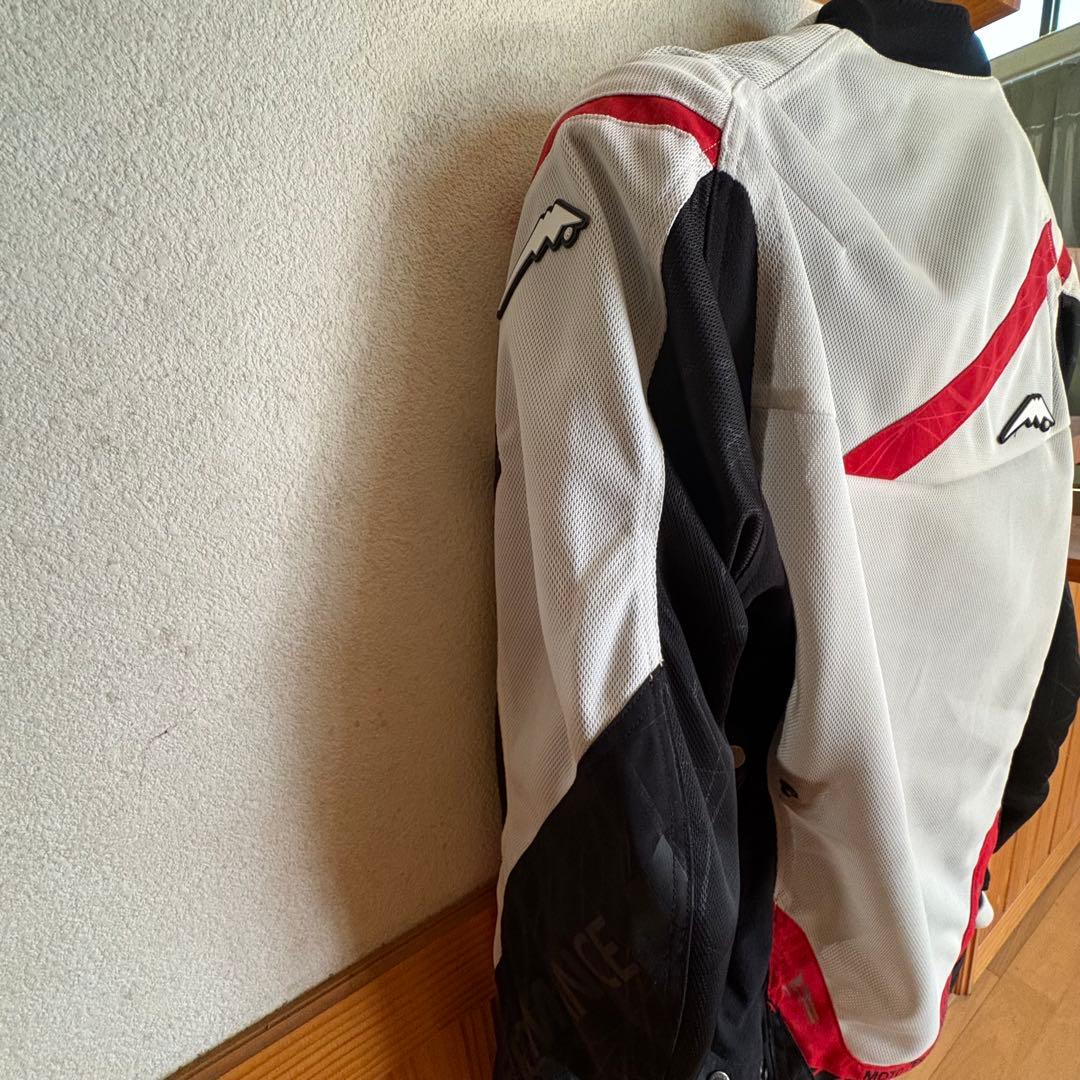 クシタニ バイク用メッシュジャケット 白/黒/赤