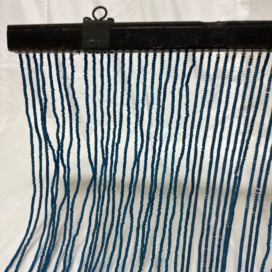【希少品】大正から昭和　アンティークのガラスビーズのれん