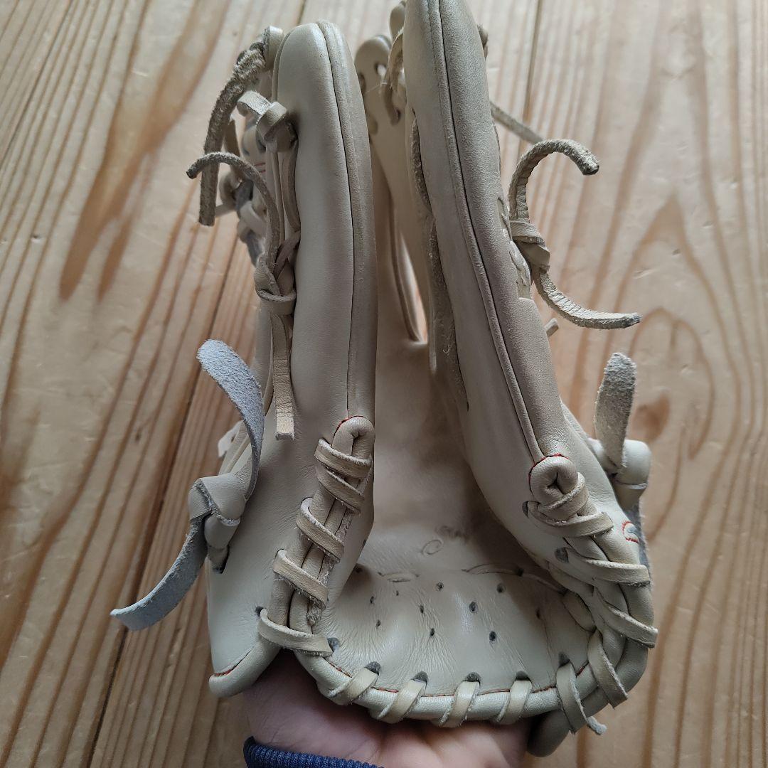 SSK 軟式 グローブ 外野用 型付け済み 小指2本 キャメル 高校野球対応