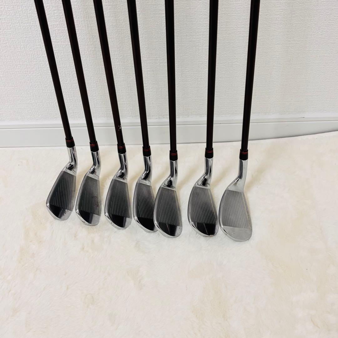 7本セット レディース ブリヂストン PHYZ アイアン 純正カーボン A