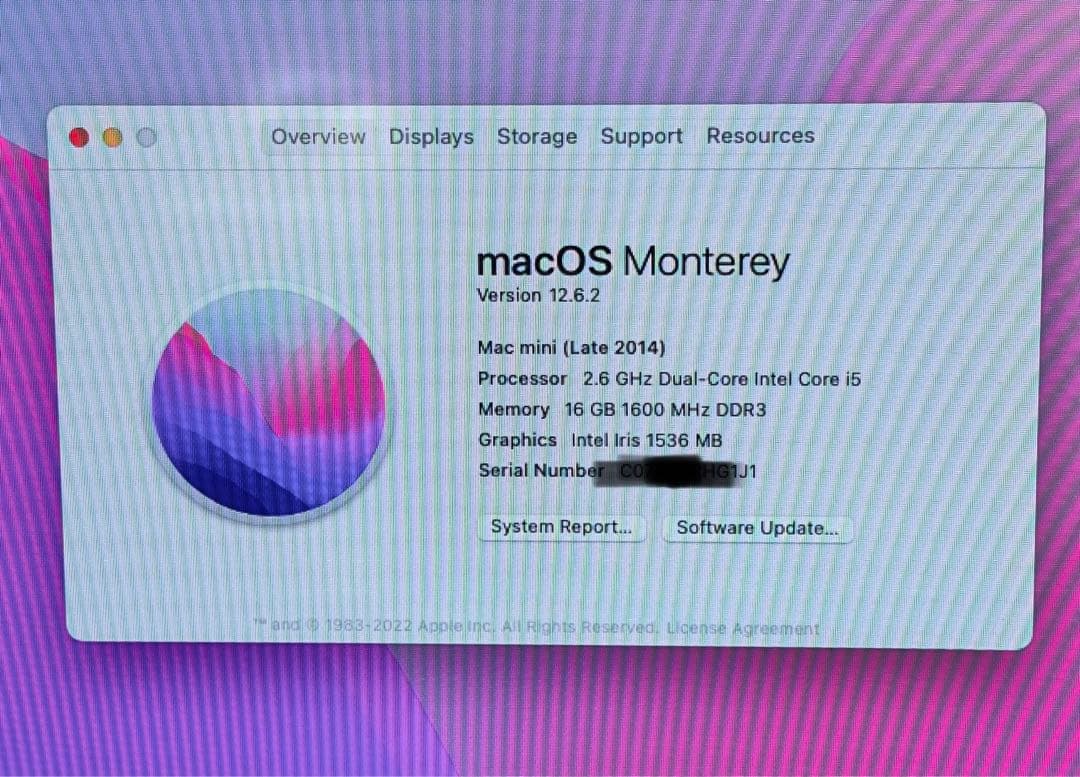 Macデスクトップ Apple Mac mini i5 16GB 1TBfusionLate2014