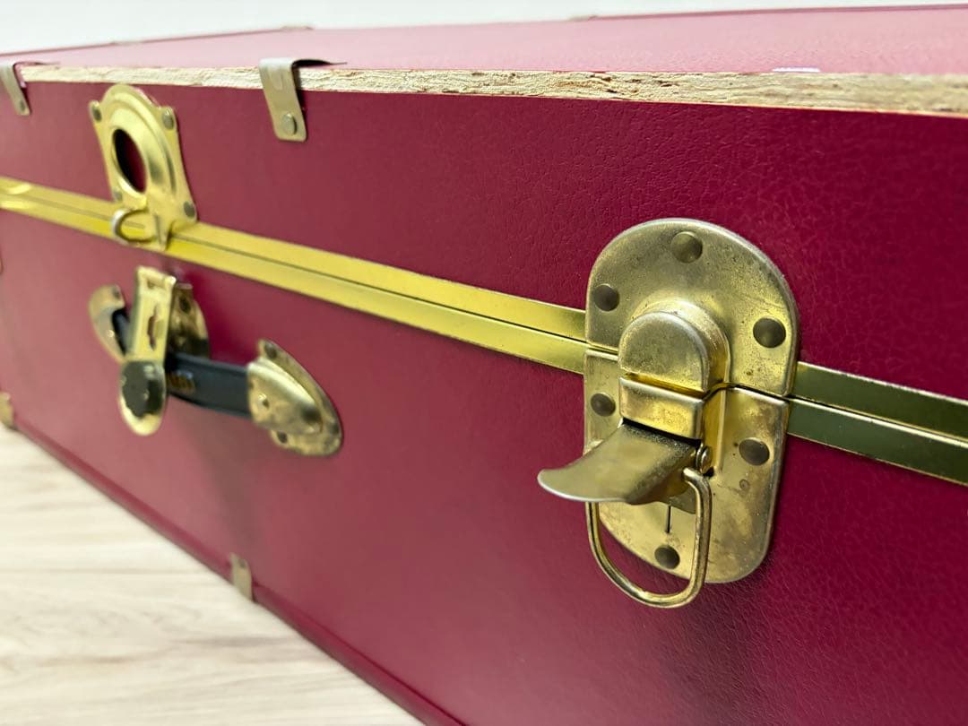 【レア】SEWARD（スワード） トランク 収納箱 ヴィンテージ風 ワインレッド