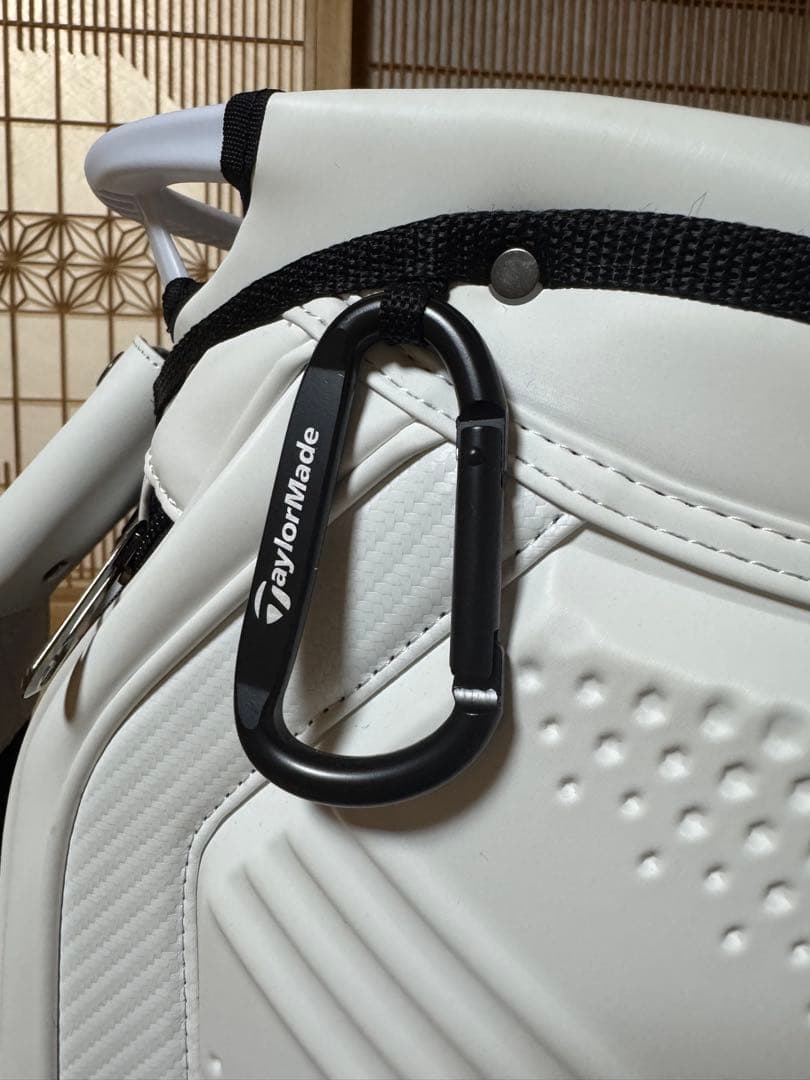 【新品・未使用】TaylorMade ホワイト キャディバッグ
