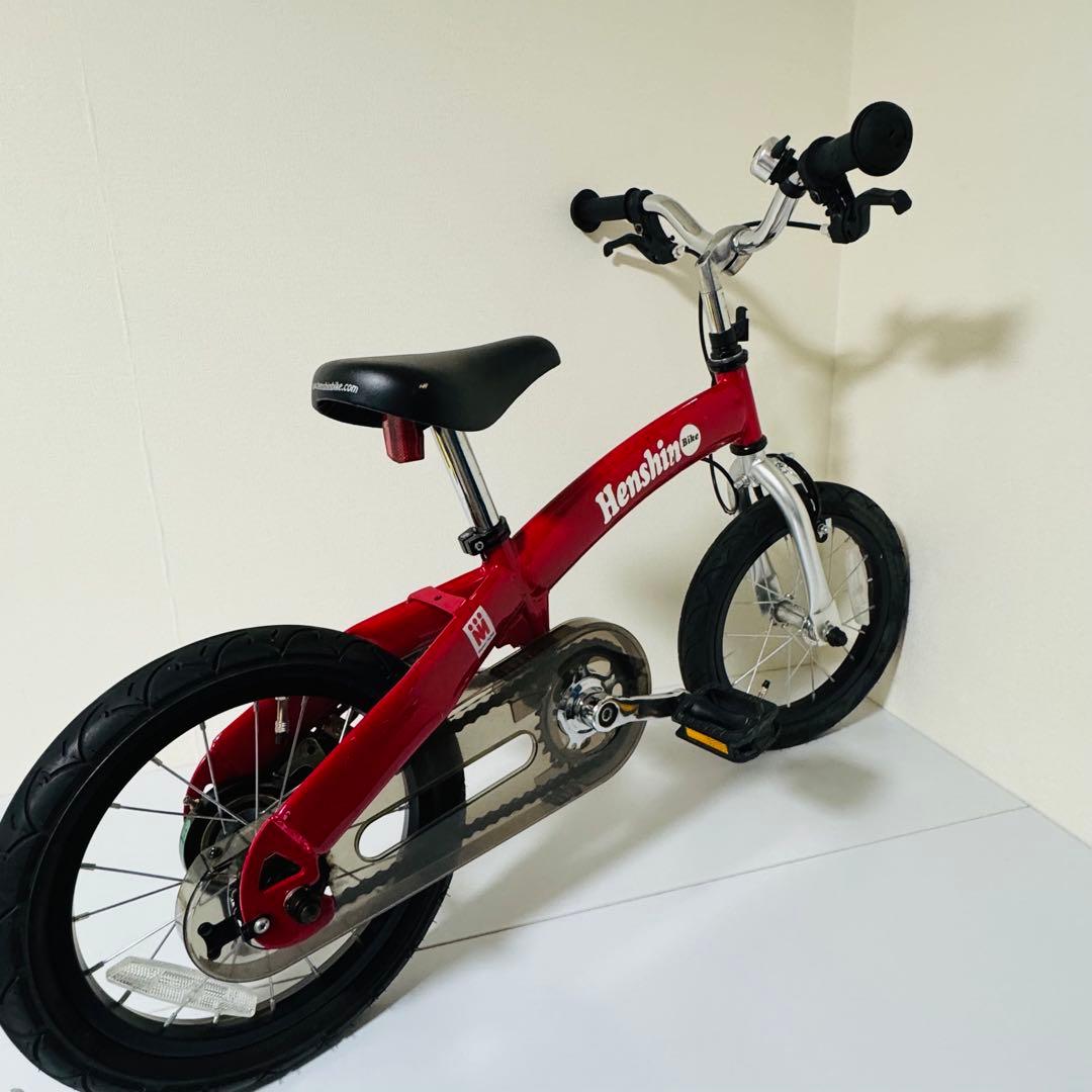 へんしんバイク スタンド付き 赤 レッド Henshin Bike