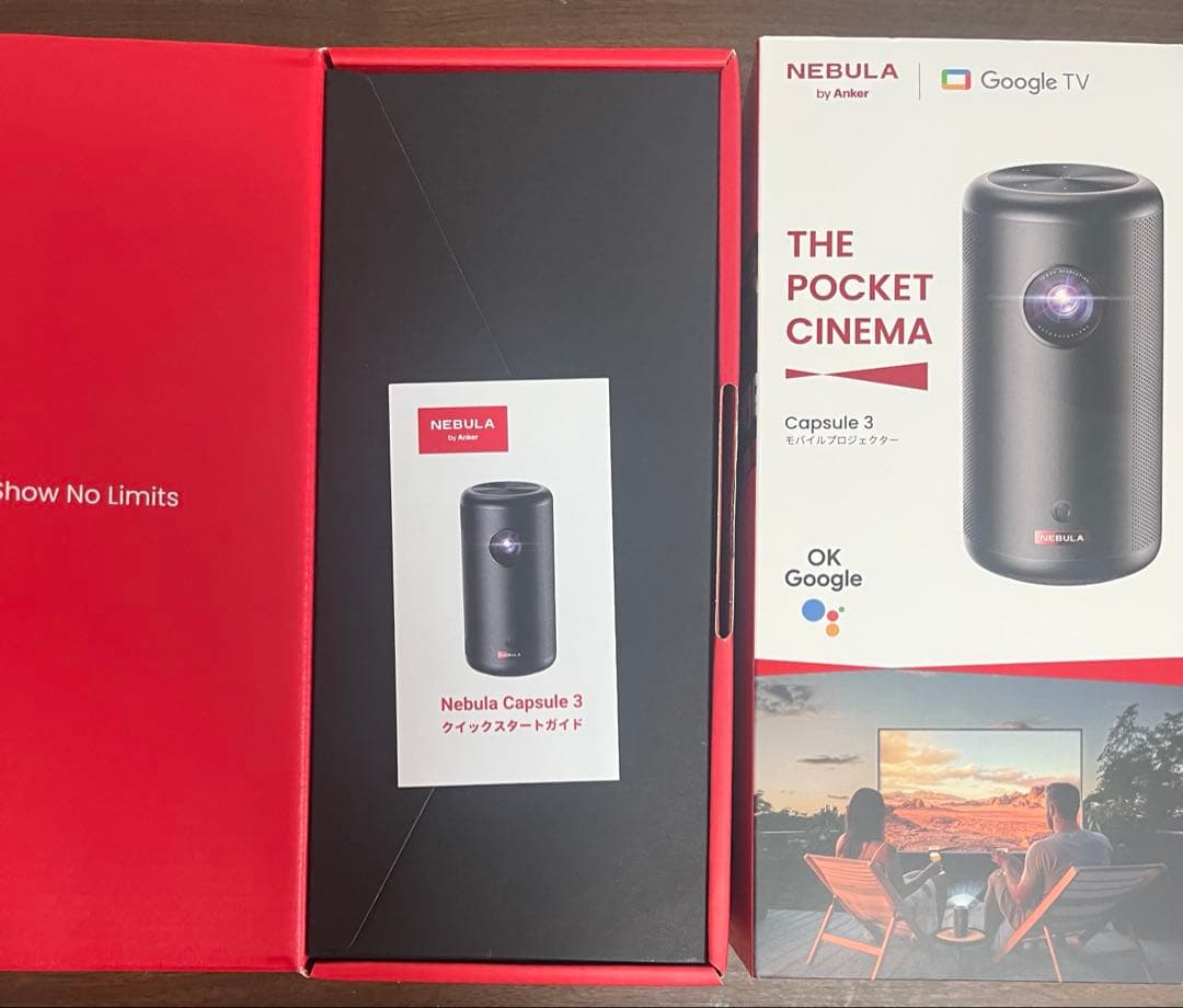 《美品》Anker Nebula Capsule 3 プロジェクター