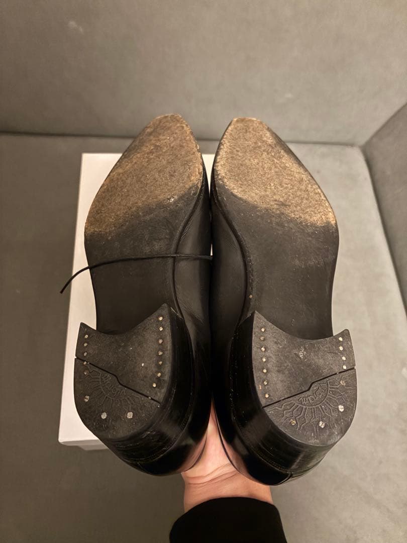 希少イタリア製 ビスポーク レザーシューズ 25.5 tanino crisci