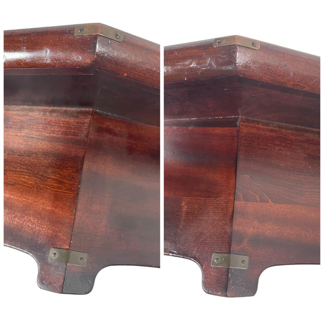 HR276 【レア】松本民芸家具 八角膳 ミズメザクラ 飾り台 花台 座卓机