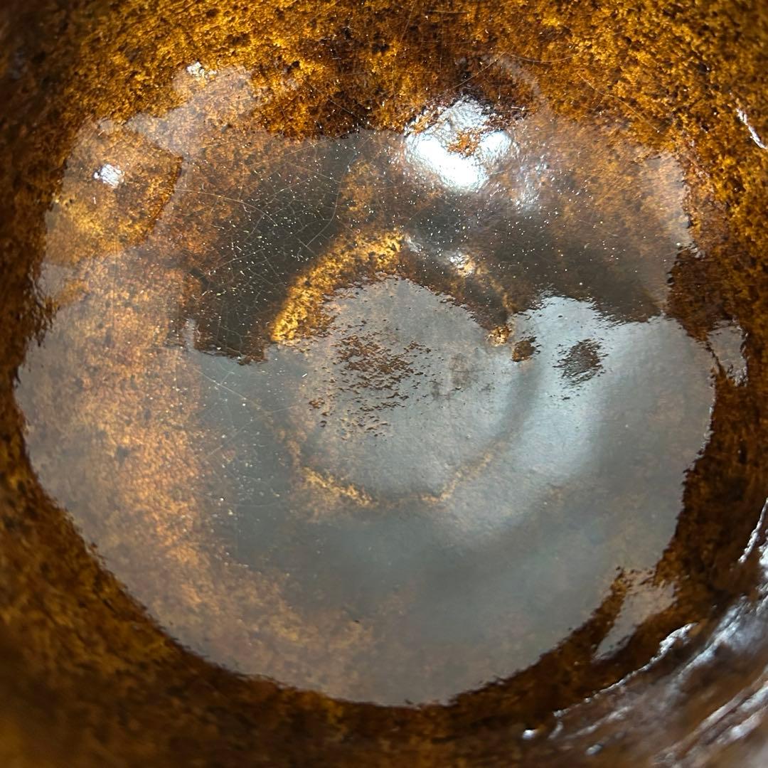 大樋年雄（11代長左衛門）飴茶碗　茶道具鵬雲斎坐忘斎淡々斎即中斎而妙斎棗水指釜