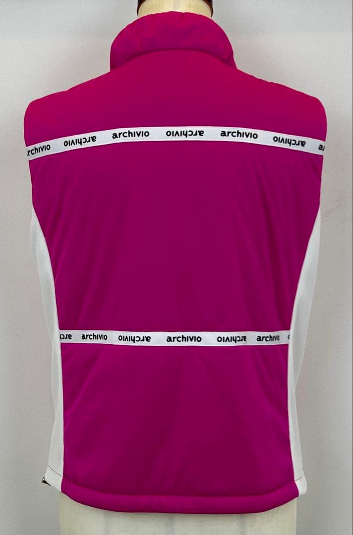 ★【推薦】アルチビオ 中綿ベスト ピンク ４０ Lサイズ ファン必見 USED