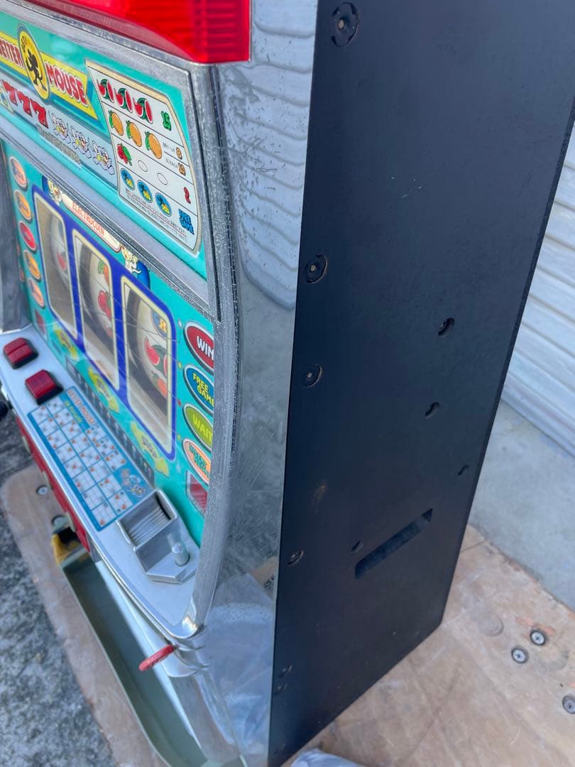 4号機　ゲッターマウス　実機　スロット実機　機　台鍵/設定キー付属