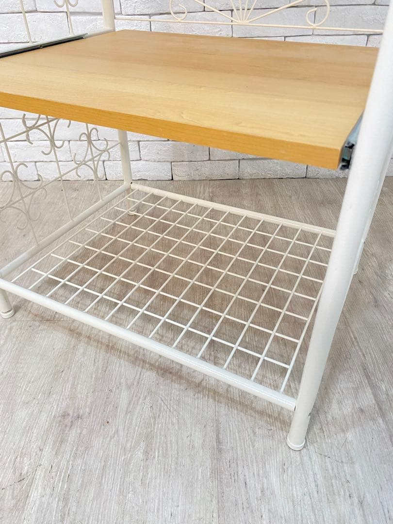 【東京都内23区配送無料】ベルメゾン　アイアン　キッチン　ラック　棚　収納　陳列