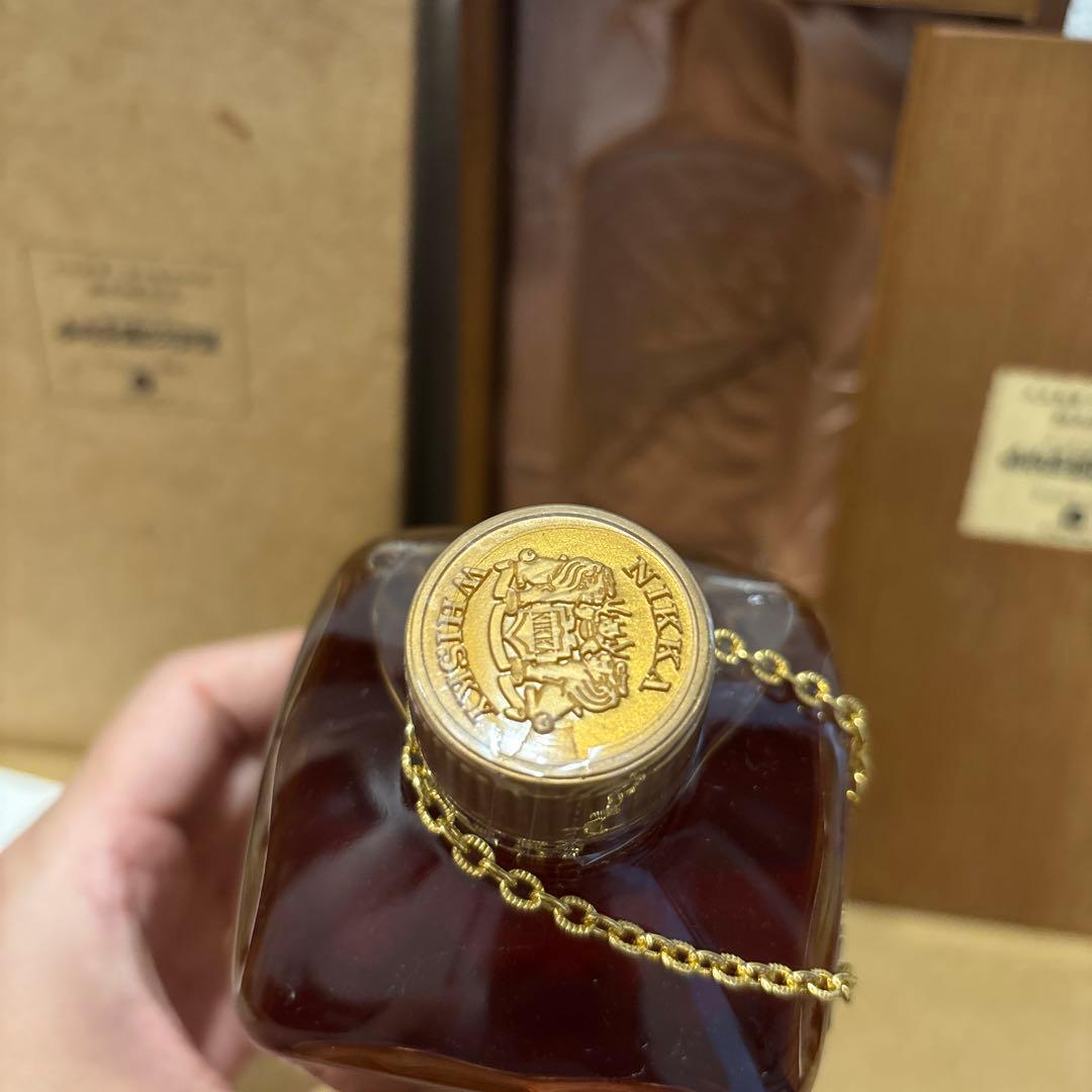 ニッカウヰスキー　余市12年　原酒貯蔵　(大丸創業270周年特別限定品) 木箱付