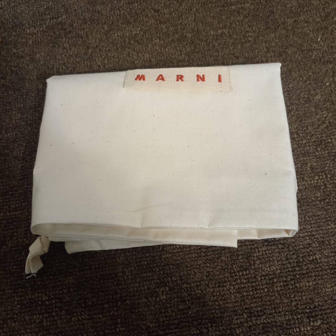 【新品】MARNI マルニ　ジャージーハンドルミニバスケット　ターコイズ　ブルー