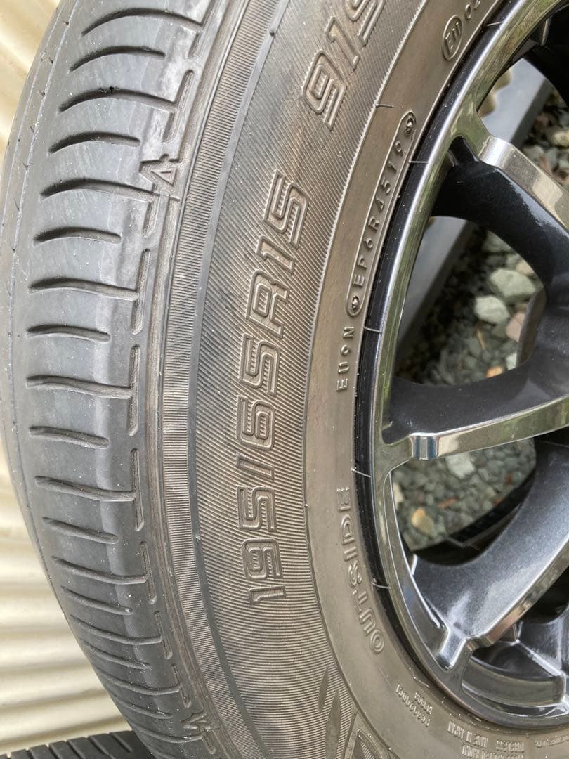 Nさん専用④美品！エーテック　シュナイダー　15インチアルミ195/65R15