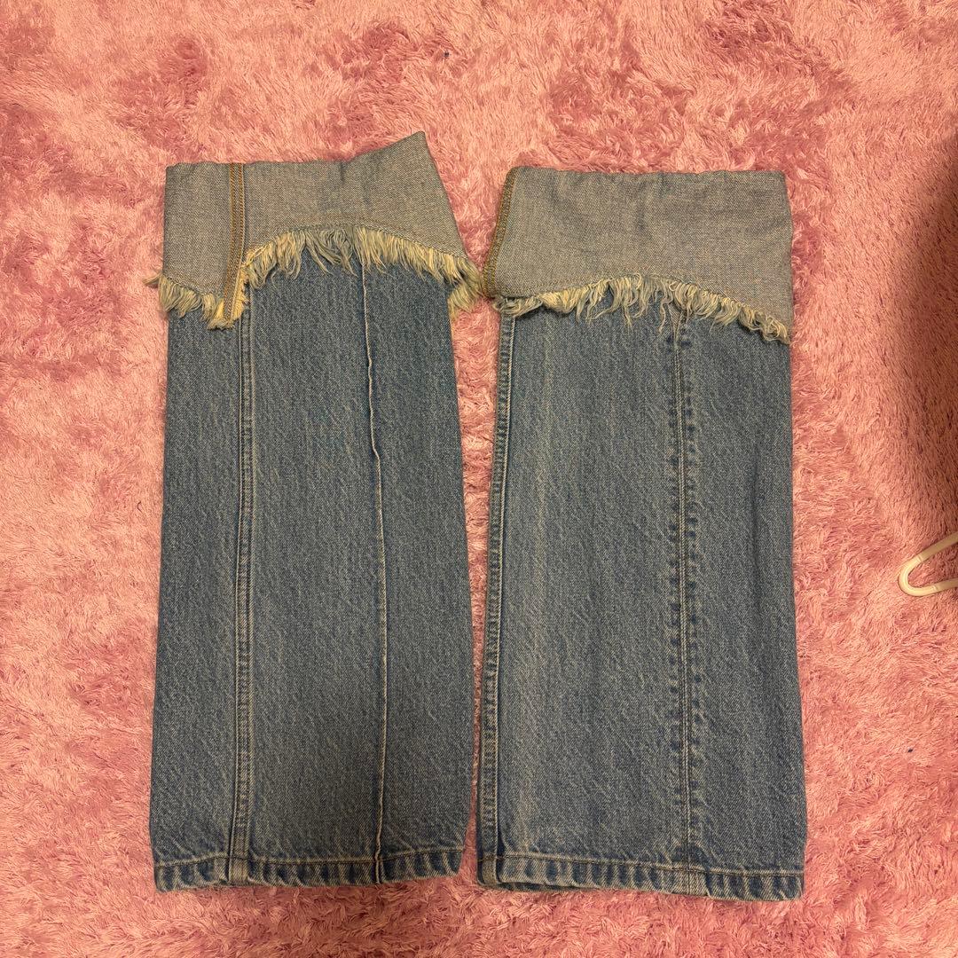 kotoha yokozawa レッグウォーマー　デニム　コトハヨコザワ