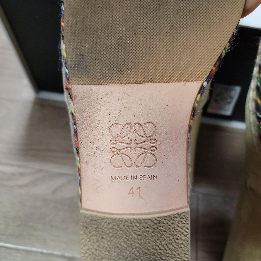 美品 LOEWE・エスパドリーユ