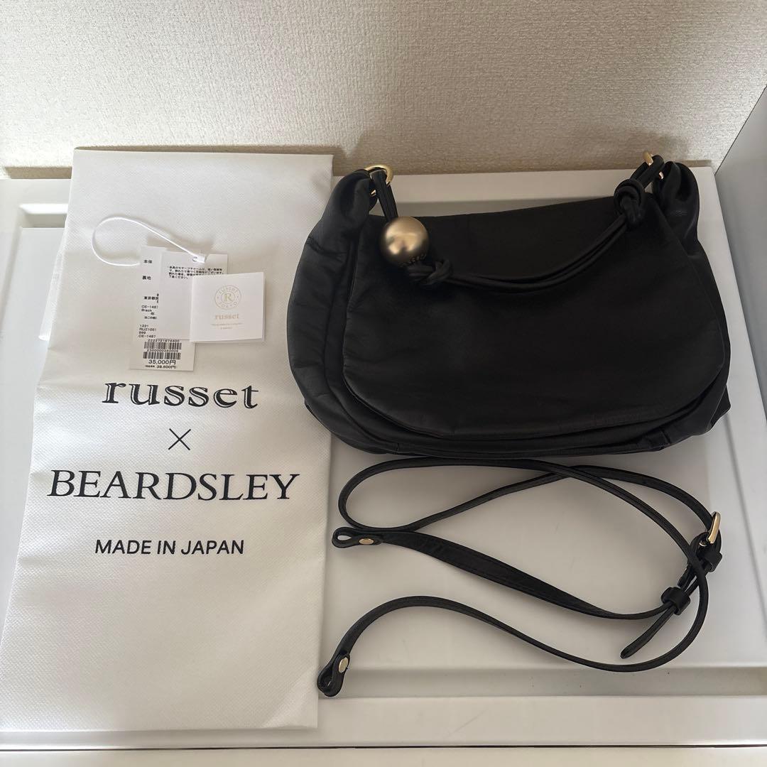 【russet× BEARDSLEY】2wayフラップショルダーバッグ